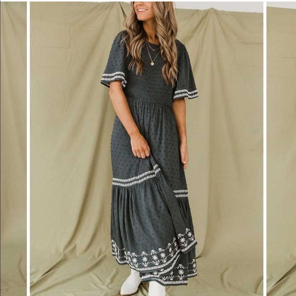 Dresses | Popandmod Karlin Indigo Maxi 
